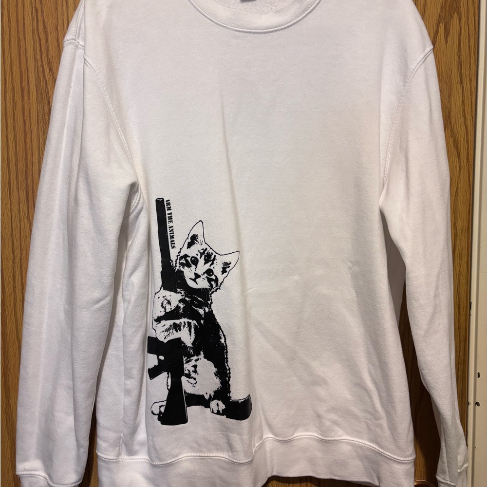 Arm The Animals Not Kitten Around Sweatshirt